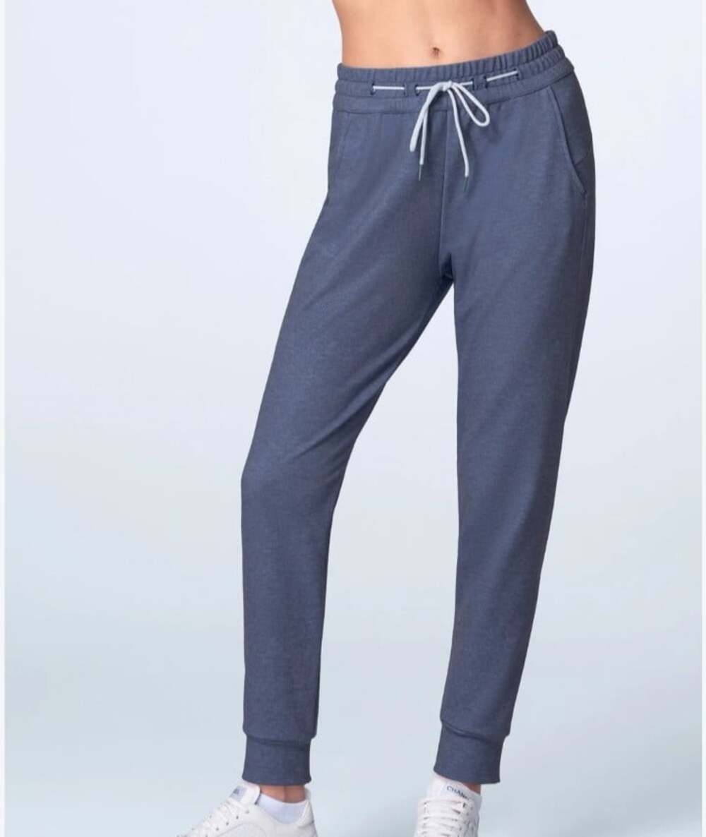 Lucky in Love Renew Shimmer Sparkle Joggers Size Medium , Blue, tennis pants